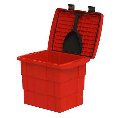 Pelle pour bac incendie plastique compacte noire