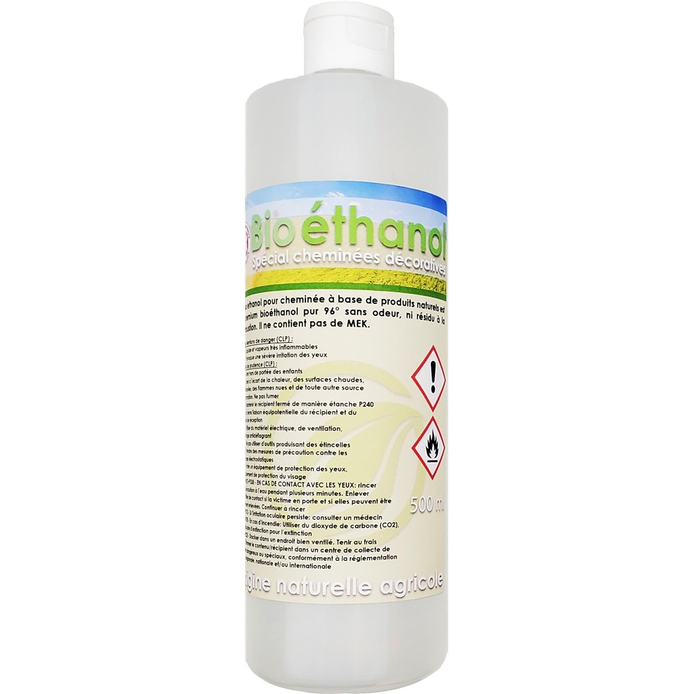 Vente éthanol sans odeur : bio éthanol pour cheminée - Vente