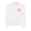 5 sweatshirts personnalisés blancs - Taille XL - Cœur et dos