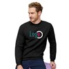 5 sweatshirts personnalisés blancs - Taille XXL - Cœur et dos