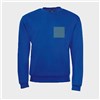 5 sweatshirts personnalisés bleus - Taille XL - Flocage cœur