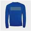 5 sweatshirts personnalisés bleus - Taille XXL - Flocage dos