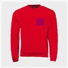 5 sweatshirts personnalisés rouges - Taille XL - Cœur et dos