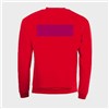 5 sweatshirts personnalisés rouges - Taille XL - Cœur et dos