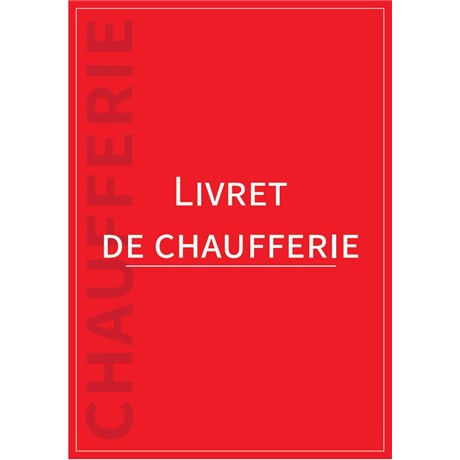 Livret de chaufferie format A4