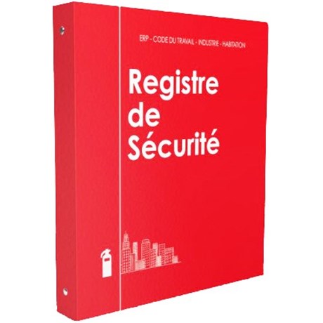 Classeur Registre de sécurité 100 Pages - A4