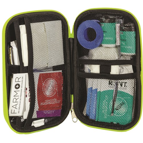 Trousse de secours fuorescente pour voiture 2/4 personnes