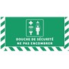 Signalisation au sol pour Douche de Sécurité