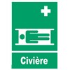 Panneau "Civière" - PVC A4