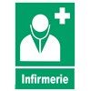 Panneau "Infirmerie" - PVC A4