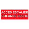 Accès escalier colonne sèche PVC - 200x80 mm