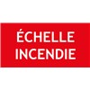 "ECHELLE INCENDIE" PVC rigide 200 X 100 mm