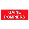 "GAINE POMPIERS" PVC rigide 150 X 50 mm