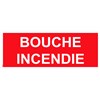 Panneau "Bouche incendie" PVC - 200x80 mm