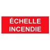 Panneau "Échelle incendie" PVC - 200x80 mm