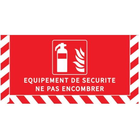 Signalisation au sol pour EXTINCTEUR - L.800 x H.400 mm