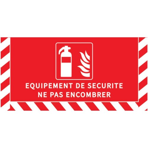 Signalisation au sol pour EXTINCTEUR - L.800 x H.400 mm