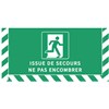 Signalisation au sol pour Issue de Secours - L.800 x H.400 mm