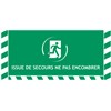 Signalisation au sol pour Issue de Secours - L.865 x H.400 mm