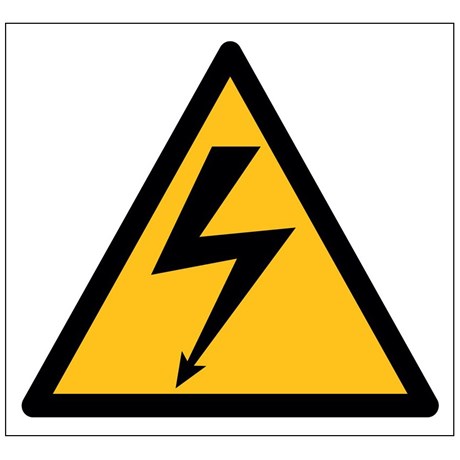 Lot de 1000 Adhésifs DANGER ÉLECTRICITÉ triangle dimension 50 X 50 X 50 mm