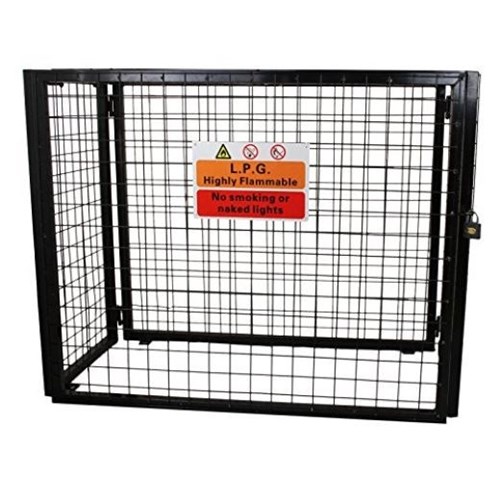 Cage métallique pour rangement bouteille de Gaz - 87 Cm