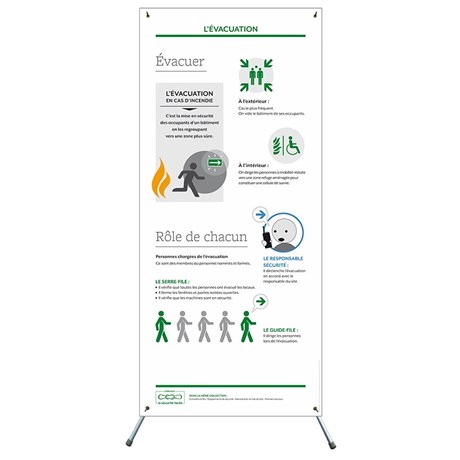 X–banner – Évacuer & rôle de chacun