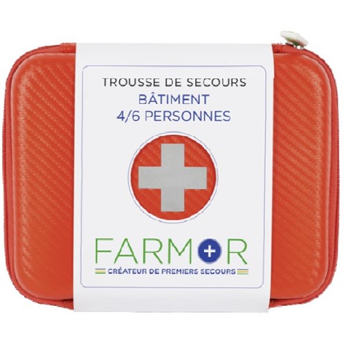 Trousse de secours « 4/6 personnes Fermeture par zip Multi poches de rangement