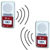 Pack de 2 alarmes T4 radio signal sonore et lumineux avec répéteur