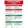 Consignes de sécurité Camping - Format A4